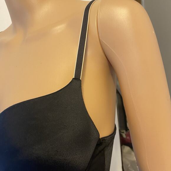 Flexees 36B Black Bra Shapewear Bodysuit Underwire Adjustable Straps Classic - Picture 7 of 11